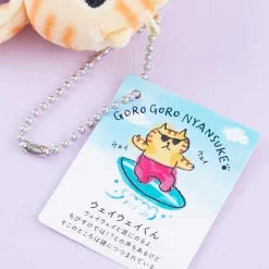 Gorogoro Nyansuke Surfing Cat Plushie Charm