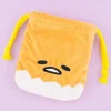 Gudetama Die-Cut Mini Drawstring Pouch