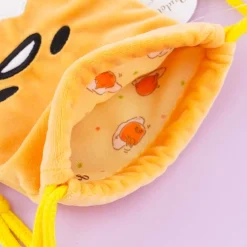 Gudetama Die-Cut Mini Drawstring Pouch