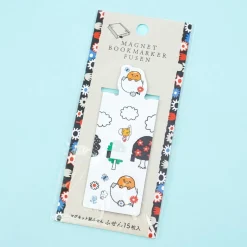 Gudetama Flower Forest Magnet Bookmark & Sticky Tabs Set