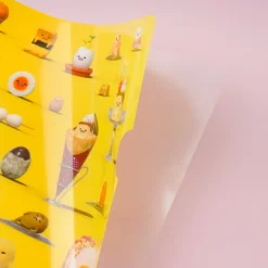Gudetama Food A4 Clear Folder