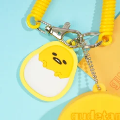 Gudetama Macaron Mini Silicone Case With Charm