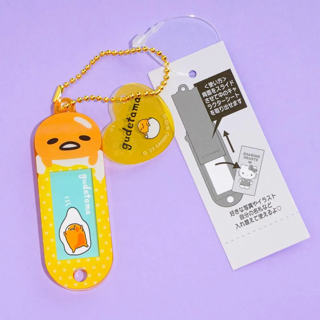Gudetama Name Tag Charm