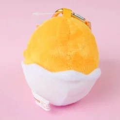 Gudetama Plushie Charm With Heart Carabiner - Mini