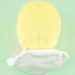 Gudetama Sitting Plushie With Ribbon - Medium