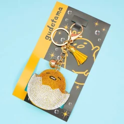 Gudetama Sparkly Key Chain