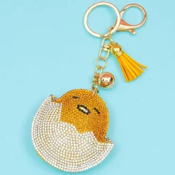 Gudetama Sparkly Key Chain