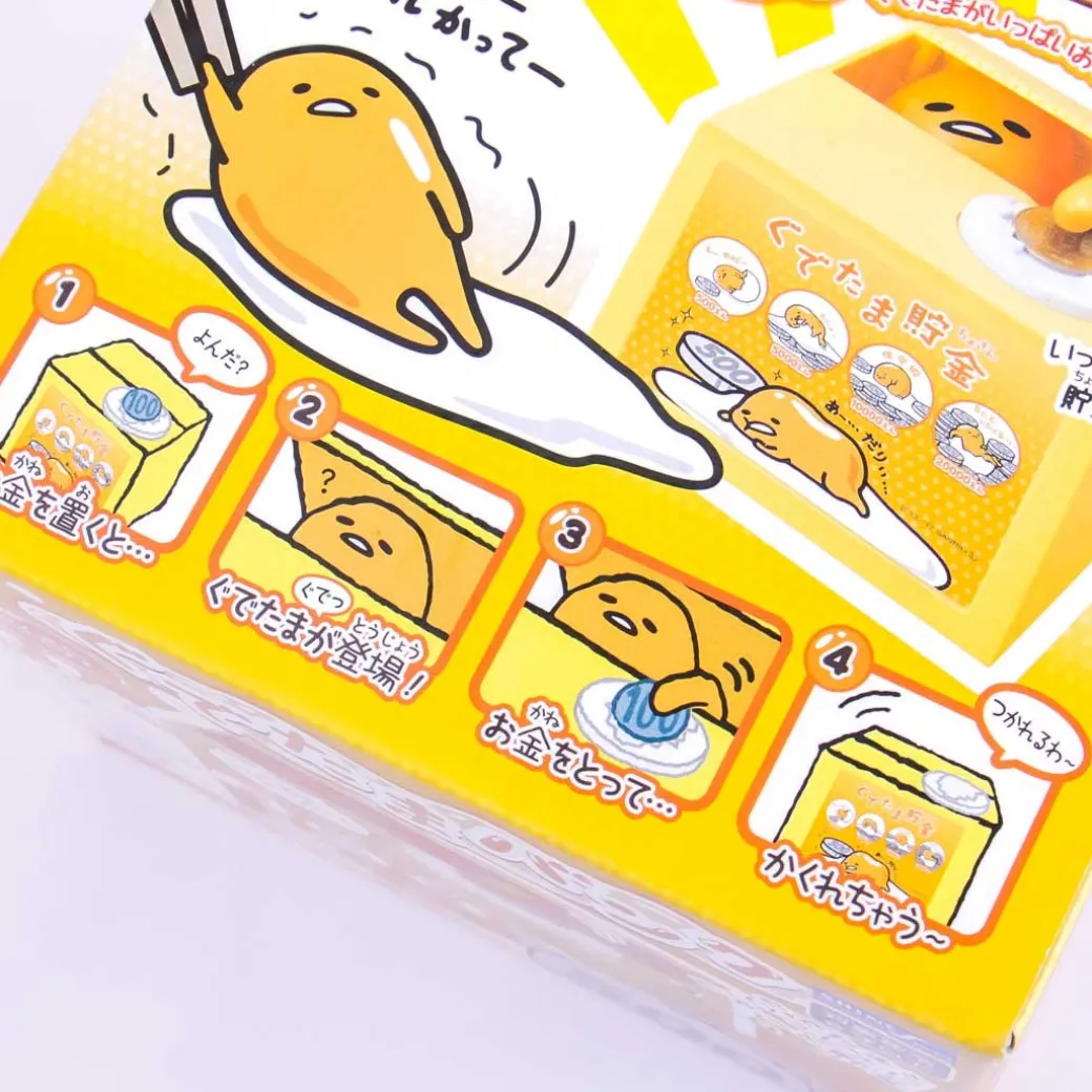 Gudetama Speaking Piggy Bank Toy