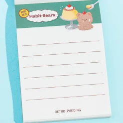 Habit-Bears Retro Pudding Memo Pad