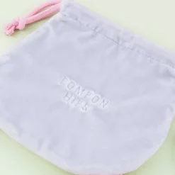 Hamster Pompon Hips Drawstring Pouch