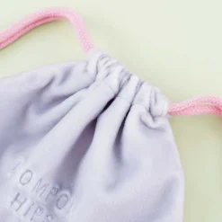 Hamster Pompon Hips Drawstring Pouch