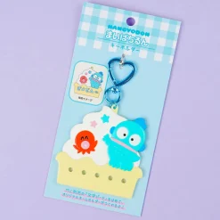 Hangyodon Cupcake Heart Ring Custom Keychain