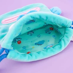 Hangyodon Die-cut Drawstring Pouch