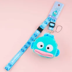 Hangyodon Fluffy Coin Purse With Neck Strap