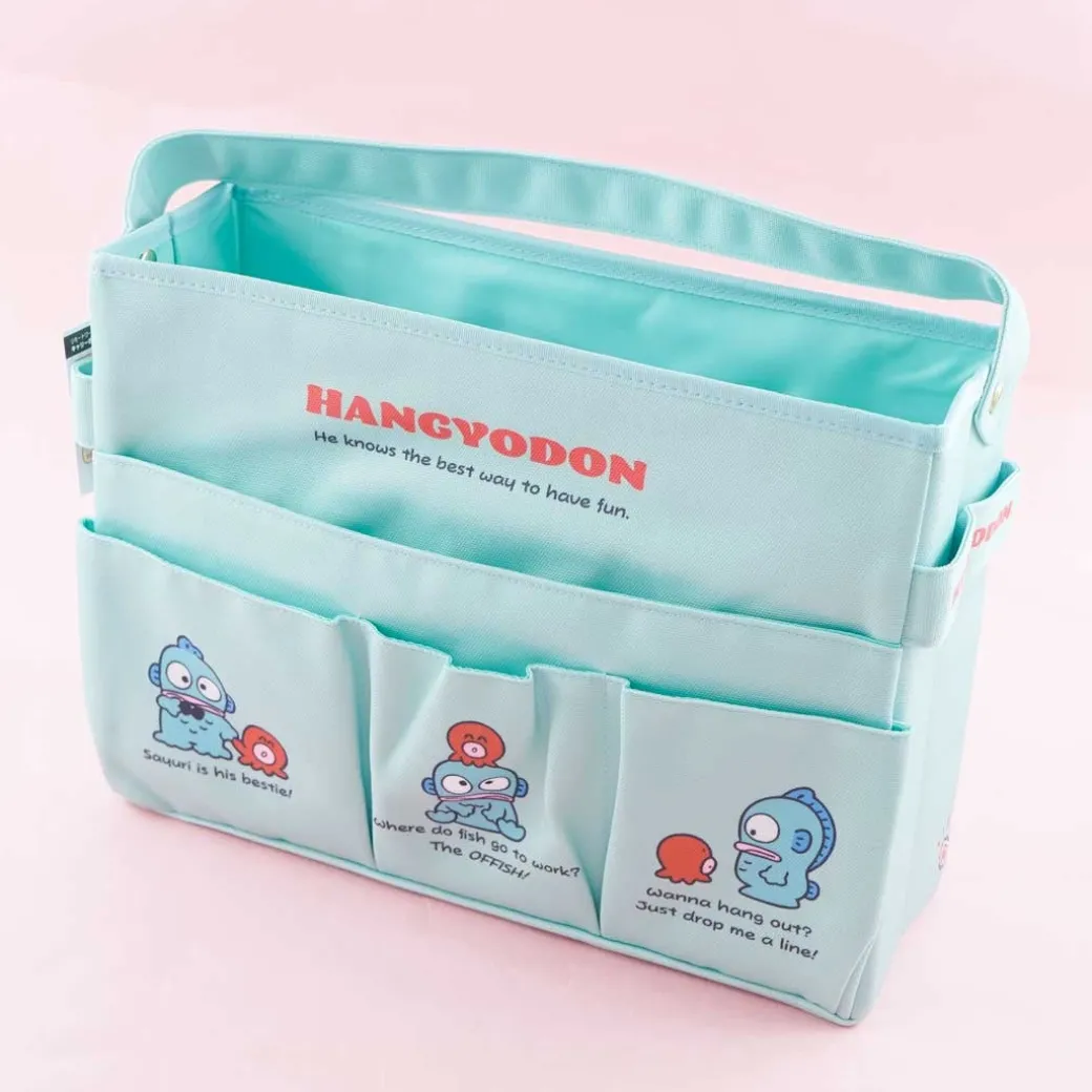 Hangyodon Multi-Pocket Organizer Nylon Bag