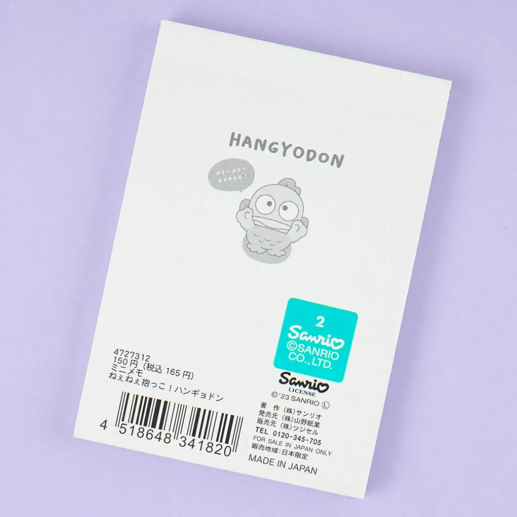 Hangyodon Ne Ne Dakko Mini Memo Pad