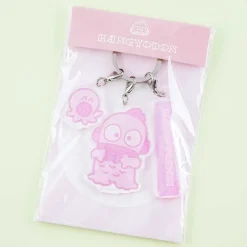 Hangyodon Pinky Triple Charm Acrylic Keychain