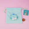 Hangyodon Plushie Head Drawstring Pouch