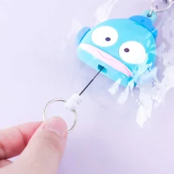 Hangyodon Retractable Keyring Charm