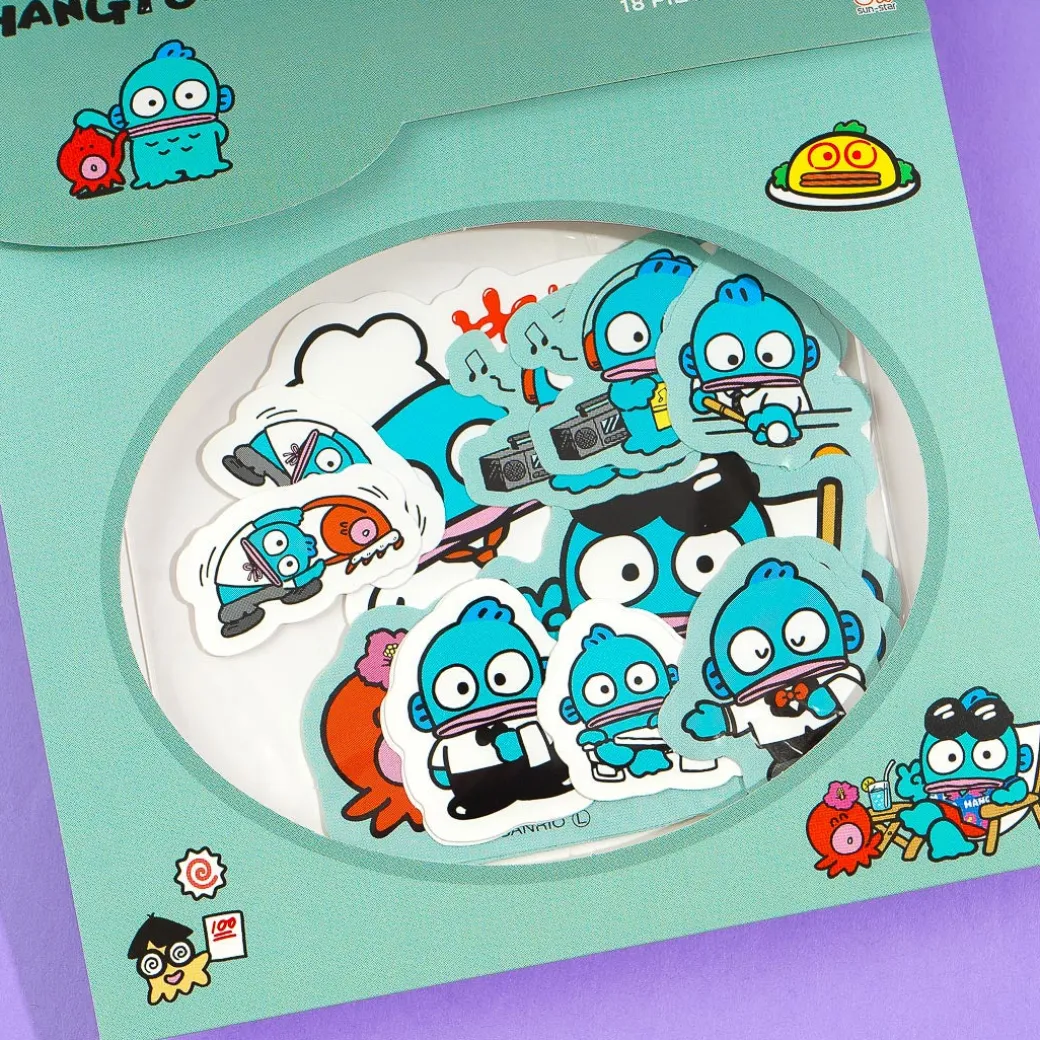 Hangyodon Retro Sticker Flakes