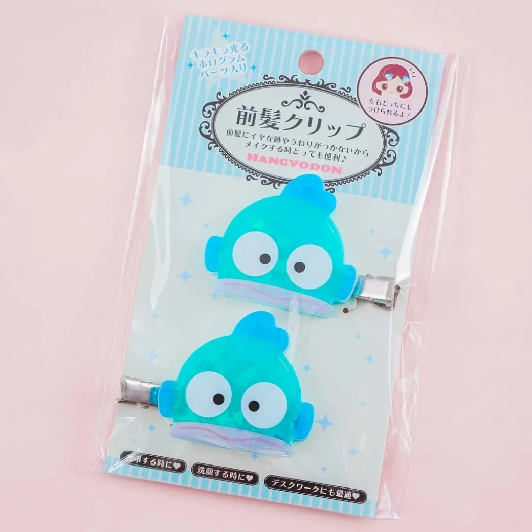 Hangyodon Shaka Shaka Side Bangs Hair Clips