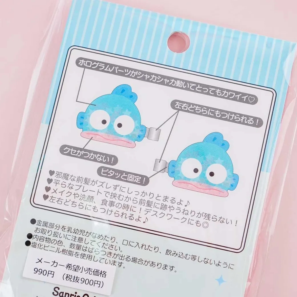 Hangyodon Shaka Shaka Side Bangs Hair Clips