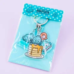 Hangyodon Snack Time Triple Charm Acrylic Keychain