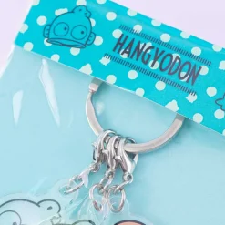 Hangyodon Snack Time Triple Charm Acrylic Keychain