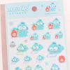 Hangyodon Three-Up Sparkling Sticker Sheet