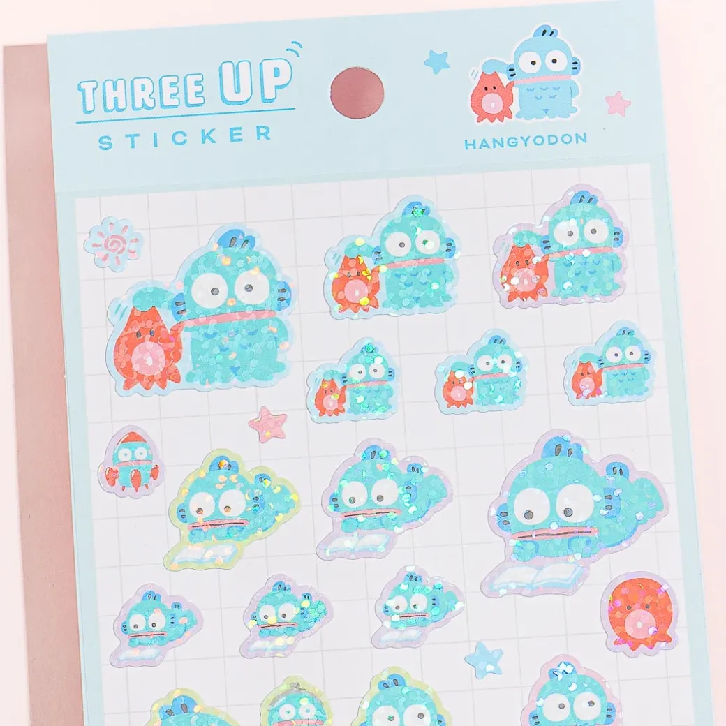 Hangyodon Three-Up Sparkling Sticker Sheet