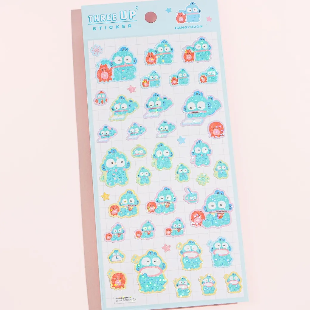 Hangyodon Three-Up Sparkling Sticker Sheet