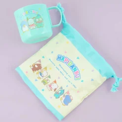 Hapidanbui Cup & Drawstring Pouch Set