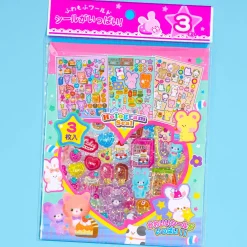 Happikawa Animal Friends Hologram Seal Stickers