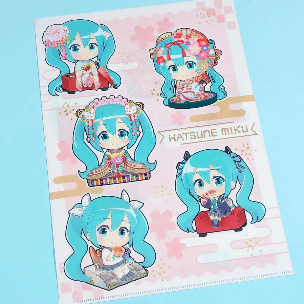 Hatsune Miku Kyoto Chibi Chara Clear Folder