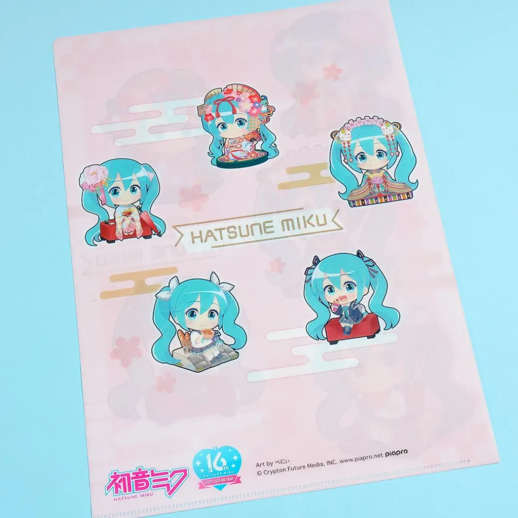 Hatsune Miku Kyoto Chibi Chara Clear Folder