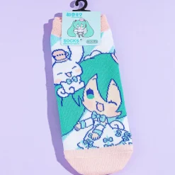Hatsune Miku x Cinnamoroll Ribbon Socks