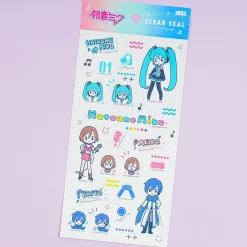 Hatsune Miku x Meiko Clear Stickers
