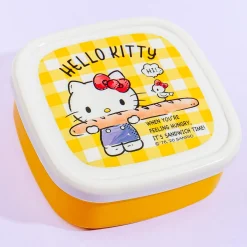 Hello Kitty & Mimmy Gingham Lunch Box Set - 3 pcs