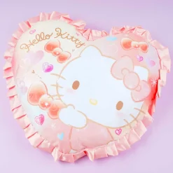 Hello Kitty & Ribbons Heart-Shaped Cushion