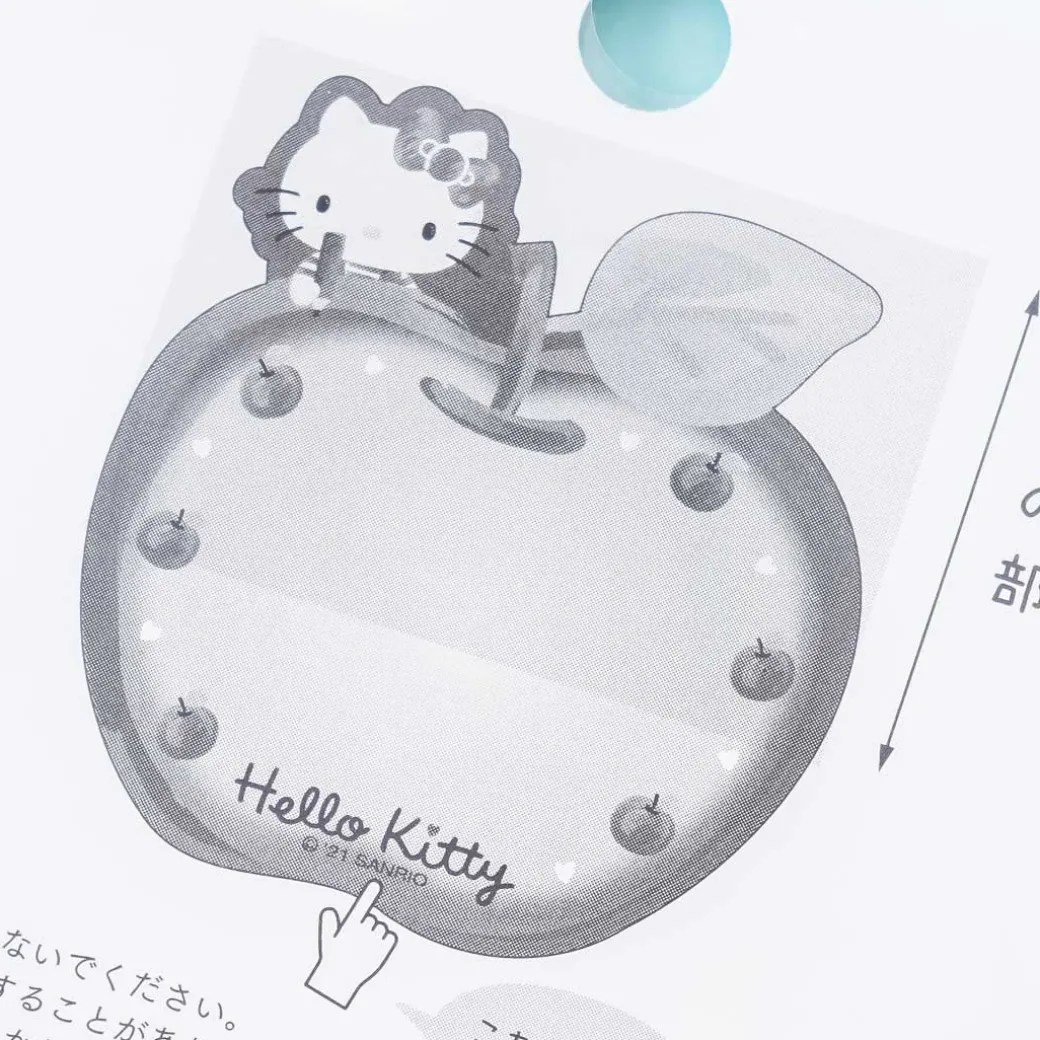 Hello Kitty & The Giant Apple Die-Cut Sticky Notes