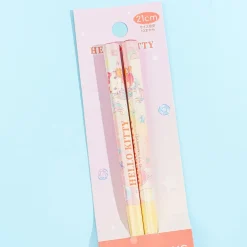 Hello Kitty & The Glitter Unicorn Bamboo Chopsticks