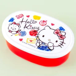 Hello Kitty & Tiny Chum Doodle Time Oblong Bento Set - 3 pcs