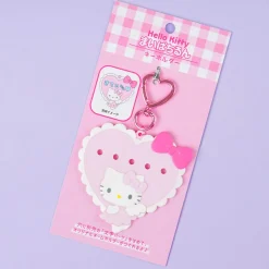 Hello Kitty Angel Heart Ring Custom Keychain