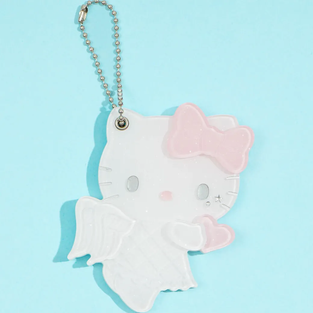 Hello Kitty Angel Sliding Mirror Charm