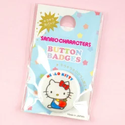 Hello Kitty Apple Mini Glittery Badge