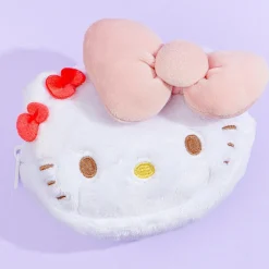 Hello Kitty Big Ribbon Fluffy Pouch