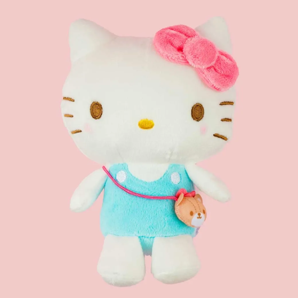 Hello Kitty Blushing Nostalgic Sitting Plushie - Medium