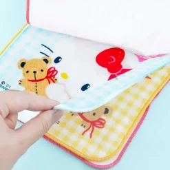Hello Kitty Checkered Mini Towel Set - 4 pcs