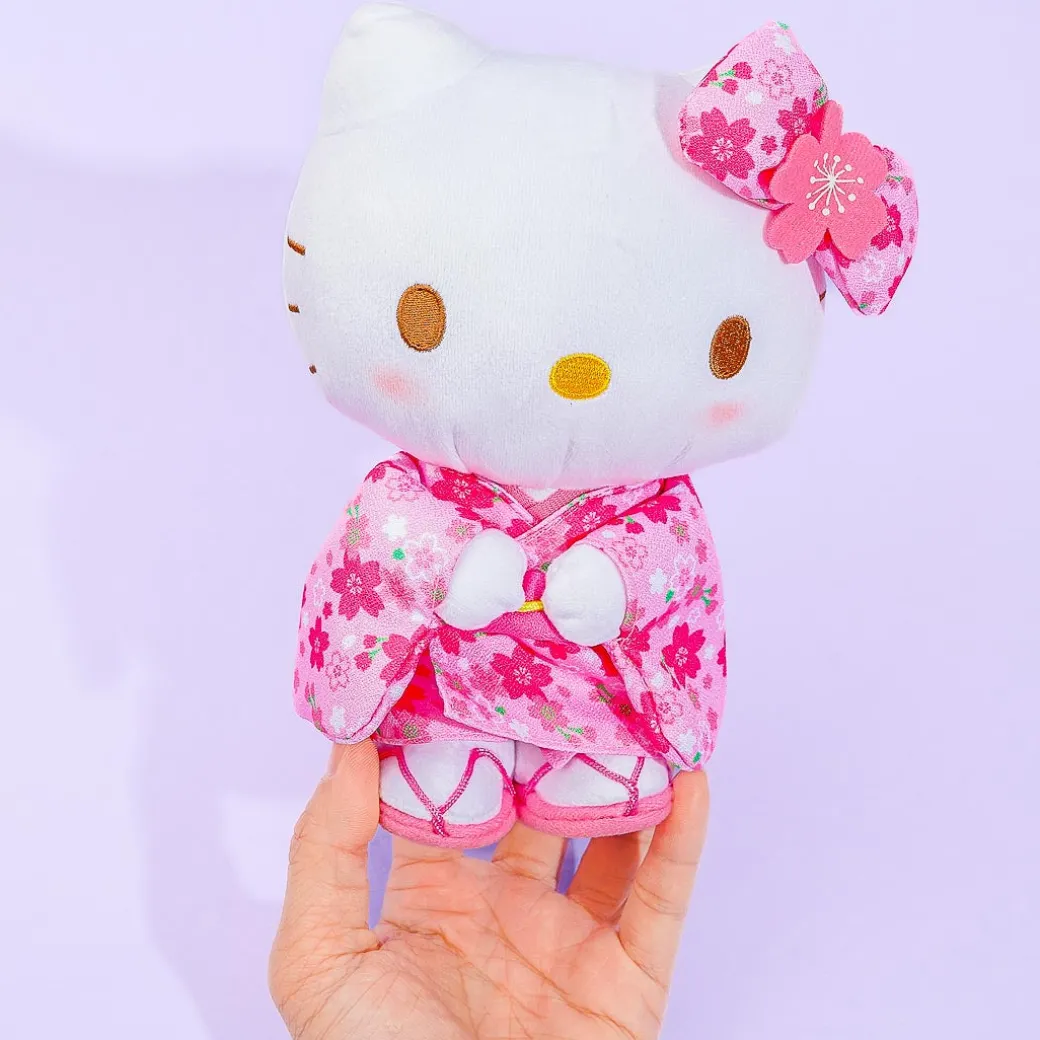 Hello Kitty Cherry Blossom Kimono Plushie - Medium