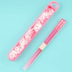 Hello Kitty Cherry Sparkle Chopsticks With Case